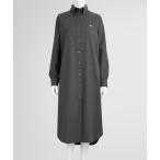 シャツワンピース コットンツイル GFロゴ シャツワンピース