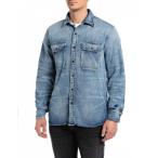  рубашка хлопок искусственный шелк Denim рубашка мужской 