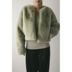 アウター フェイクファーボリュームジャケット レディース