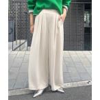 パンツ 「ー3キロ見え！」トロミタックワイドパンツ レディース