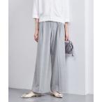 スラックス パンツ 2タック ワイドパンツ レディース