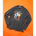 tシャツ 「DISNEY/ディズニー」「ピーター・パン」「7人のこびと」パウダーブリーチ加工 ビッグシルエットロンT ドロップショルダー オーバーサイ