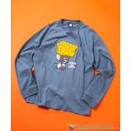 tシャツ 「TOM AND JERRY/トムとジェリー」トムとジェリー ロンT オリジナルデザイン ジェリー タフィー ドロップショルダー ビッグシル