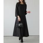 ワンピース スカラップネックワンピース