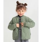 ノーカラージャケット アウター 「キルティング」中綿ジャケット キッズ 子供服 男の子 女の子