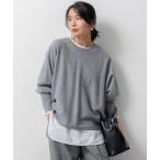 ニット セーター 「洗える」ピュアカシミヤ ドルマンスリーブ ニット レディース