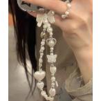 ショッピングスマホ ストラップ キーホルダー パールスマホストラップ