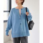 ニット セーター ウールカシミヤクルーネック2WAY レディース