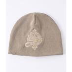 ニット帽 ニットキャップ ビーニー|Cross Leather Patch Beanie|SUPPLIER メンズ レディース