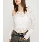 tシャツ HOLE LACE TOPS ホール レース トップス レディース