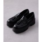 ローファー 「ENESS」track sole leather tassel loafer トラックソール レザータッセルローファー 本革 イタリア製