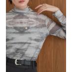 tシャツ ニュアンスシアーハイネックインナー レディース