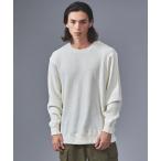tシャツ 「JEMORGAN/ジェーイーモーガン」ビッグワッフル クルーネック カットソー メンズ レディース