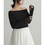 ニット セーター オフショルダーニットプルオーバー「サスティナブル」 レディース