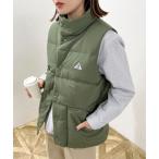 ショッピングダウンベスト ダウンベスト ベスト 「GEVACO/ゲバコ」タッサーダウンベスト レディース