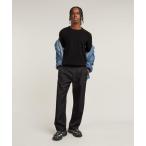 チノパン PLEATED CHINO RELAXED/ワイドストレートタックチノパンツ メンズ