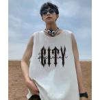 t рубашка [NOWLE] Roo z Silhouette передний Logo безрукавка футболка мужской 