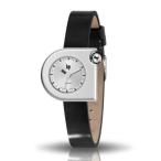 腕時計 「LIP/リップ」マッハ 2000 ミニ シルバー ブラックレザー レディース メンズ