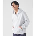 トレーナー スウェット ヘビーウェイトピグメントハーフZIP メンズ