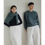 ショッピングアンドミー ニット セーター 「新色・新サイズ追加」モヘアライク長袖ニットトップス レディース メンズ