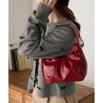 ハンドバッグ リボンギャザーワンショルハンドバッグ