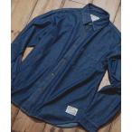 シャツ 「OUTDOOR EXCHANGE/アウトドアエクスチェンジ」デニムオーバーシャツ メンズ レディース