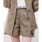 パンツ 「セットアップ」チェーンベルト付きピンタックショーパン キッズ 子供服 男の子 女の子