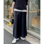 スカート 「オールシーズン対応」ウォッシャブルブライトサテンナロースカート