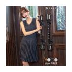  платье плиссировать полоса безрукавка вязаный One-piece 