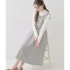 ワンピース 「美シルエット・ほろ甘ジャンスカ」フィット＆フレアージャンスカ