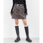 スカート サンドヴィンテージレザースカート