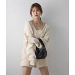 セットアップ ニットカーディガン×ショートパンツセット レディース