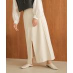 スカート 「nao×Bab」「S・Mサイズ展開」ジップスリットＩラインスカート