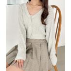 カーディガン フェザーラメニットカーディガン　149493 レディース