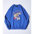 トレーナー スウェット WS select ED HARDY 長袖オーバーサイズスウェットシャツ メンズ レディース