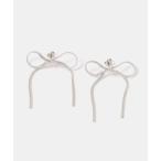 ピアス リボンピアス レディース