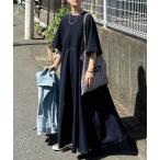 「CORNERS by KR」 ドッキングワンピース M ネイビー レディース