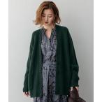 カーディガン 「洗える」カシミヤブレンド ニット カーディガン レディース