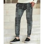 カーゴパンツ 1PIU1UGUALE3 RELAX(ウノピゥウノウグァーレトレ リラックス)ハウンドトゥースジャガードロングパンツ メンズ レディース