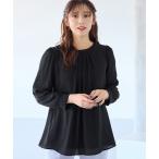 ショッピングチュニック チュニック あったか裏地付タックデザインチュニック