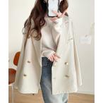 ジャケット テーラードジャケット トレンドのオーバーサイズシルエット♪サッカー素材長袖ビッグジャケット(ダブル) レディース