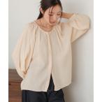 ブラウス シャツ フロントタックブラウス レディース