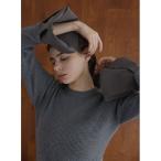 ニット セーター 2WAY袖フレアラメニット レディース