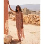 ワンピース STAY SUNNY SLIP DRES/ロキシーロングキャミソール