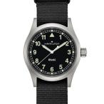 腕時計 HAMILTON 「ハミルトン」 腕時計 Khaki Field （カーキ フィールド）  クオーツ 38MM ブラック×ブラック メンズ レ
