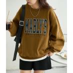 ショッピングスウェット tシャツ 「新色追加!/ユニセックス/WEB限定」MALBLYSロゴプリントスウェット レディース メンズ