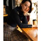 ニット セーター ELENAオフショル風 ニットプルオーバー レディース