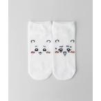 靴下 ちいかわ フェイス スニーカーソックス 03197005-009 レディース