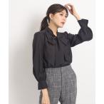 ブラウス シャツ 「洗える」ボウタイブラウス レディース