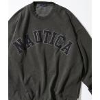 トレーナー スウェット NAUTICA/ノーティカ Garments Pigment Dyed Arch Logo Crewneck Sweatshi